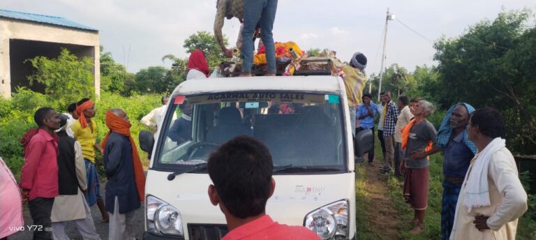 चारपाई पर चढ़ कर सर्प ने डसा,बृद्ध महिला की मौत