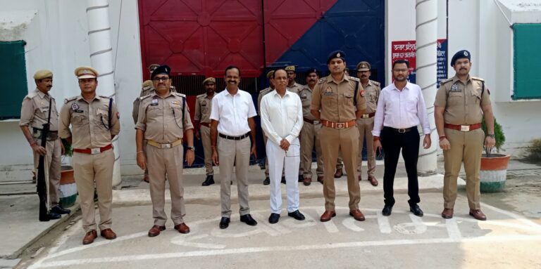 जिला न्यायाधीश व पुलिस अधीक्षक सोनभद्र द्वारा जिला कारागार का किया गया निरीक्षण