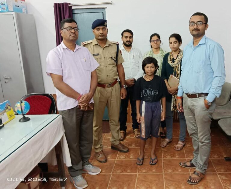 सराहनीय:-दस वर्ष की अज्ञात बालिका को दिया गया संरक्षण- सुधांशु शेखर शर्मा