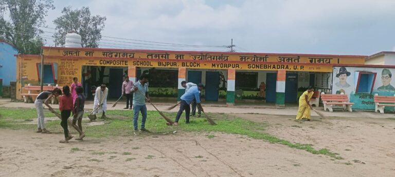 गांधी जयंती पर स्वच्छता पखवाड़ा का हुआ आगाज।