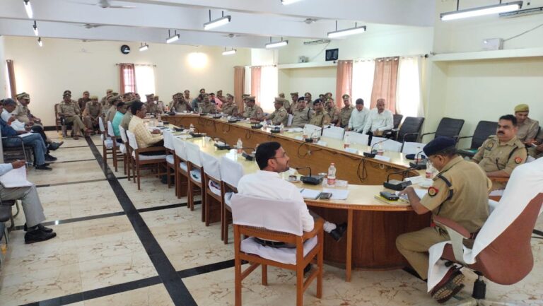 अपर पुलिस अधीक्षक (आपरेशन), की अध्यक्षता में नक्सल समन्वय गोष्ठी का आयोजन।