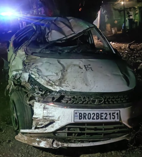 Sonbhadra-सड़क हादसे में एक की मौत,3 गंभीर