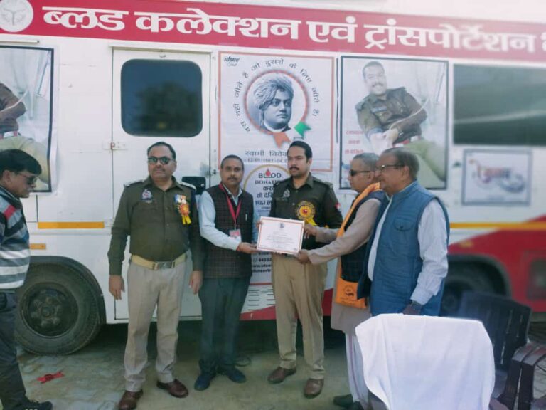 जिला कारागार घुर्मा मे स्वैच्छिक रक्तदान शिविर का आयोजन।