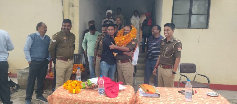 चौकी प्रभारी चुर्क के स्थानांतरण पर दी गई भावभीनी विदाई