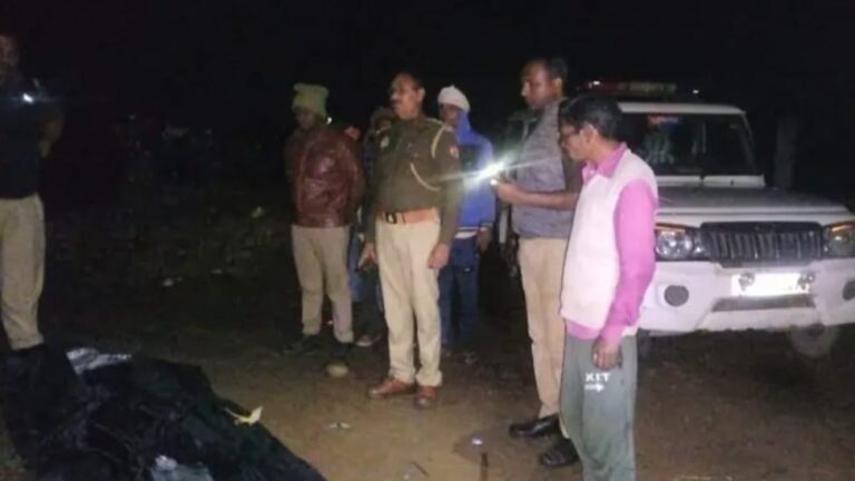 ट्रेन के चपेट मे आने से युवक की मौत।