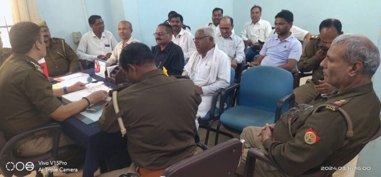 Bijpur:होली में डीजे बजाने पर रहेगा प्रतिबंध नशे में हुड़दंग करने वाले जाएगें जेल–पंकज पांडेय