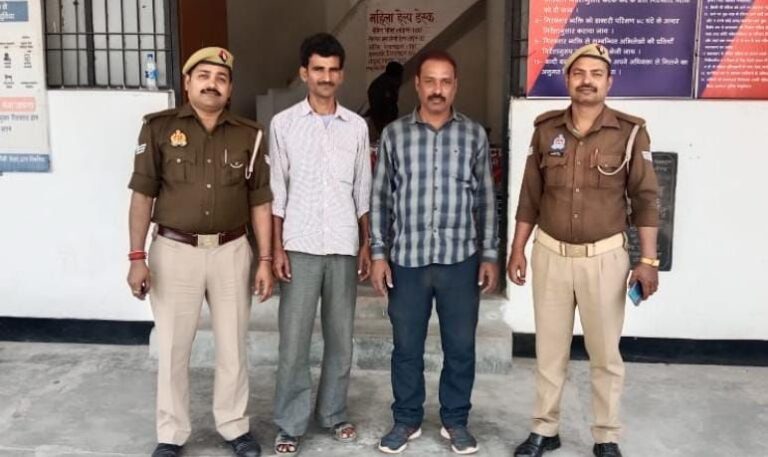 दो वांछित वारंटी को पुलिस ने किया गिरफ्तार।