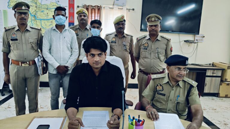 Sonbhadra crime:चोरी की 07 मोटरसाइकिल के साथ दो अभियुक्त गिरफ्तार