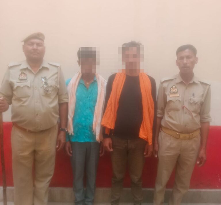 बिना परमिट गिट्टी परिवहन करते&nbsp; 02 नफर अभियुक्त गिरफ्तार। 