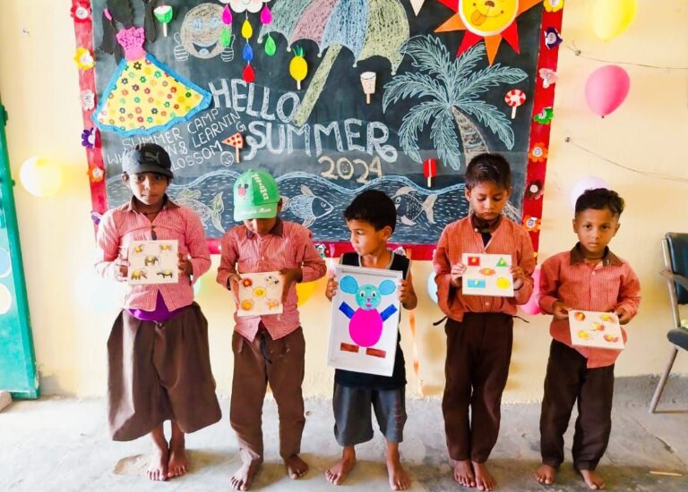 समर कैंप क्लास का किया गया शुभारंभ।