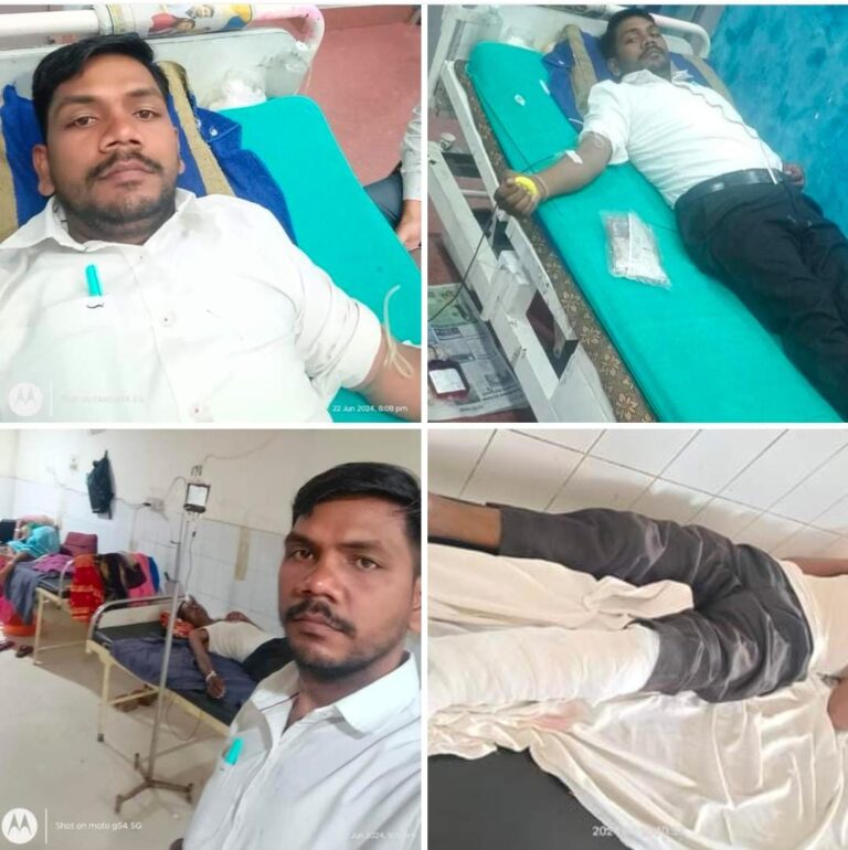 सोनभद्र:- रेनुकूट के सभासद चंदन कुमार ने दिया मानवीय सेवा का परिचय — प्रयास फाउंडेशन