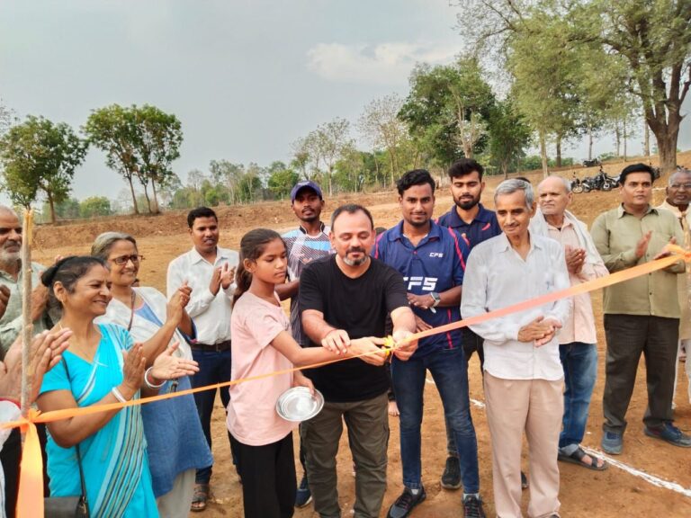 डा. रागिनी क्रिकेट एकेडमी का किया गया उद्घाटन।