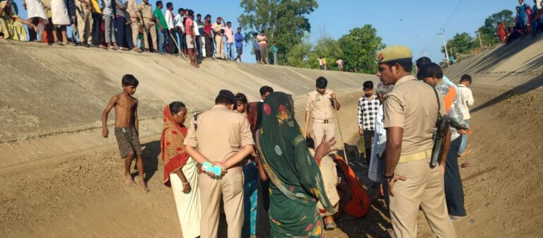 संदिग्ध परिस्थितियों में नहर में मिला युवक का शव, हत्या की आंशका। 