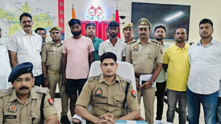 Sonbhadra News : व्यवसायी दंपति की हत्या का खुलासा, मुठभेड़ में चली गोली, 3 गिरफ्तार।