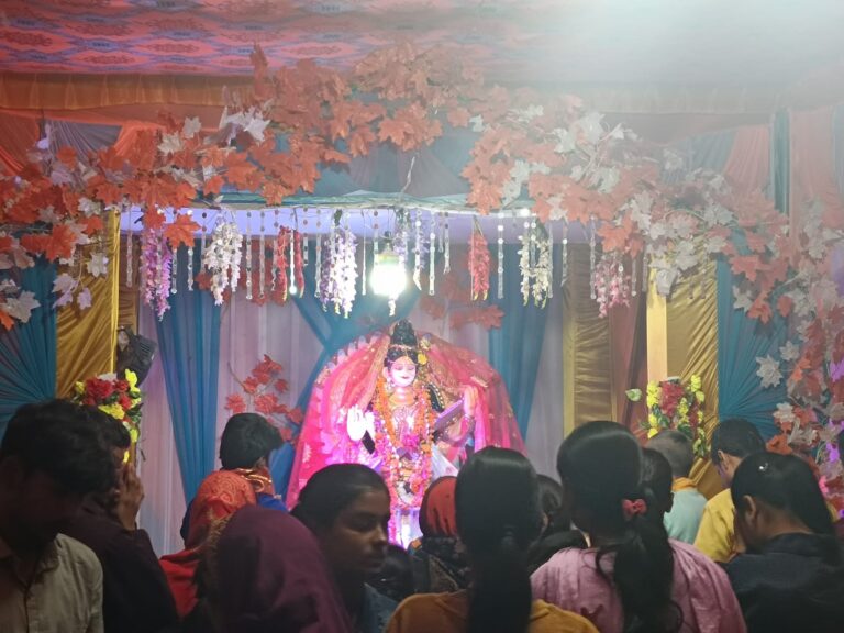 सोनभद्र न्यूज : विद्या की देवी माँ सरस्वती का पूजन सम्पन्न, भक्तों ने लिया आशीर्वाद