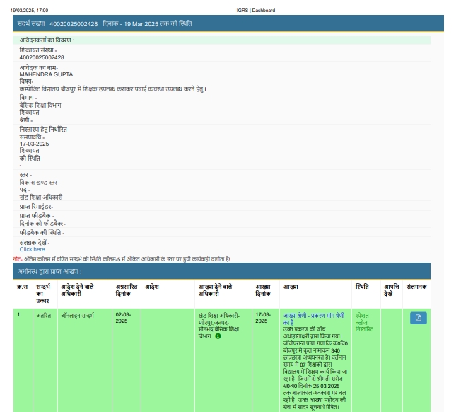 Sonbhadra News : सीएम पोर्टल बना शिक्षा विभाग की कठपुतली, एबीएसए पर मनमानी और दुरुपयोग का आरोप