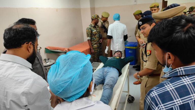 पुलिस व लूट के आरोपियों मे हुआ मुठभेड 3अपराधी गिरफ्तार 1हुआ फरार.