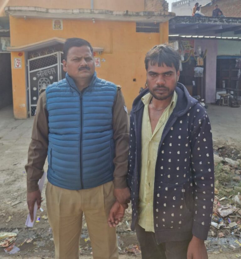 मिशन शक्ति अभियान के तहत शाहगंज पुलिस की कड़ी कार्रवाई — राहगीर महिलाओं से अभद्र टिप्पणी करने वाला युवक गिरफ्तार.