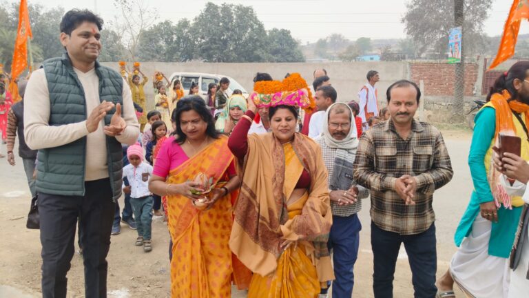 चंद्रिका माता मंदिर परिसर में सात दिवसीय श्रीरामकथा का भव्य शुभारंभ.